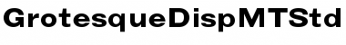 Download Grotesque Disp MT Std Font