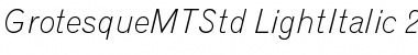 Download Grotesque MT Std Font