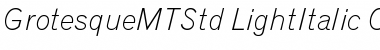 Download Grotesque MT Std Font