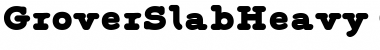 Download Grover Slab Heavy Font