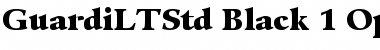 Download Guardi LT Std Font