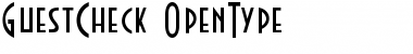 Download GuestCheck Font