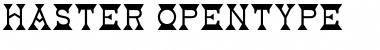 Download Haster Font Download Haster Font
