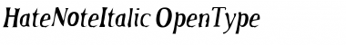 Download HateNote Font