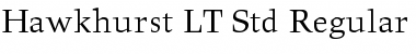 Download Hawkhurst LT Std Regular Font