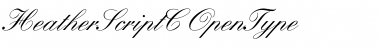 Download HeatherScriptC Font Download HeatherScriptC Font