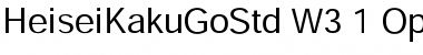 Download Heisei Kaku Gothic Std Font