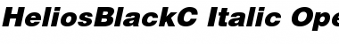 Download HeliosBlackC Italic Font