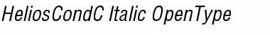Download HeliosCondC Italic Font