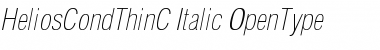 Download HeliosCondThinC Italic Font