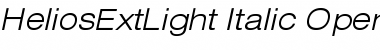 Download HeliosExtLight Font