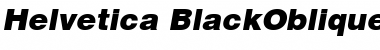 Download Helvetica Black Oblique Font