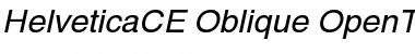 Download Helvetica CE Oblique Font