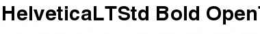 Download Helvetica LT Std Bold Font