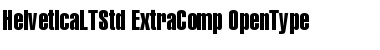 Download Helvetica LT Std Extra Compressed Font