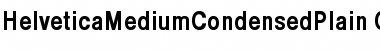 Download Helvetica Medium Condensed Plain Font