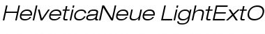 Download Helvetica Neue 43 Light Extended Oblique Font