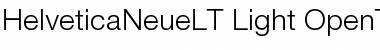 Download Helvetica Neue LT Regular Font