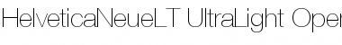 Download Helvetica Neue LT Regular Font