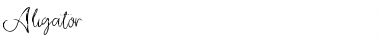 Download Aligator Font Download Aligator Font