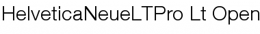 Download Helvetica Neue LT Pro 45 Light Font