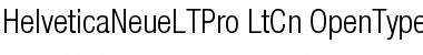 Download Helvetica Neue LT Pro 47 Light Condensed Font