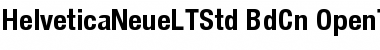 Helvetica Neue LT Std Font