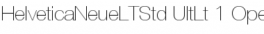Download Helvetica Neue LT Std Font