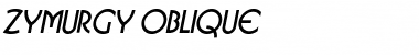 Download Zymurgy Oblique Font