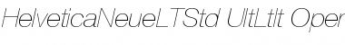 Download Helvetica Neue LT Std 26 Ultra Light Italic Font