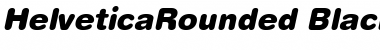 Download Helvetica Rounded Black Oblique Font