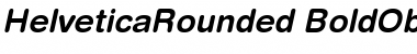 Download Helvetica Rounded Bold Oblique Font