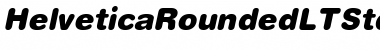 Download Helvetica Rounded LT Std Black Oblique Font