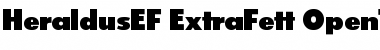 Download HeraldusEF-ExtraFett Regular Font