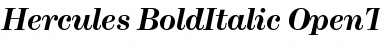 Download Hercules Bold Italic Font