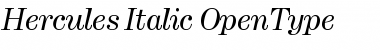 Download Hercules Italic Font