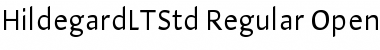 Hildegard LT Std Font