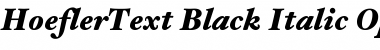 Download HoeflerText-Black-Italic Regular Font