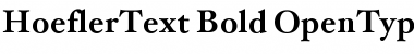 Download HoeflerText Bold Font