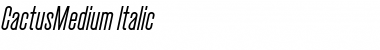 Download CactusMedium Font