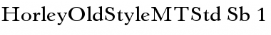 Download Horley Old Style MT Std Semibold Font