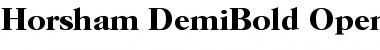 Download Horsham-DemiBold Regular Font