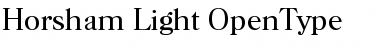 Download Horsham-Light Regular Font