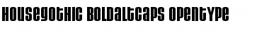 Download HouseGothic BoldAltCaps Font
