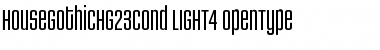 Download HouseGothicHG23Cond LIGHT4 Font