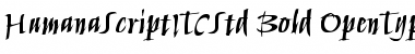 Download Humana Script ITC Std Bold Font