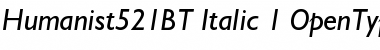 Download Humanist 521 Font