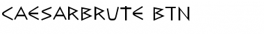 Download CaesarBrute BTN Regular Font