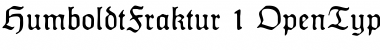 Download HumboldtFraktur Font