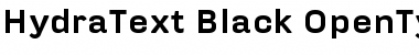 Download HydraText-Black Regular Font
